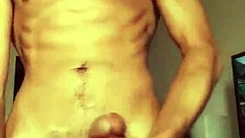 hey, watch this hot soloboy stroke his monster cock and cum?