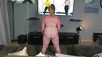 Big Titted BBW Nude Workout is just... woww!