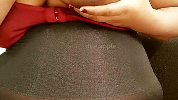 Sexy Indian Girl Fondling Her Big Tits