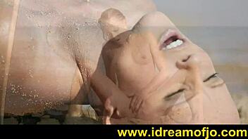 Beach Brunette Ignites with Fierce Solo Fingering in Softcore Display