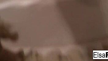 Tight teen 18+ Elsa casually toys her wet pussy with toys