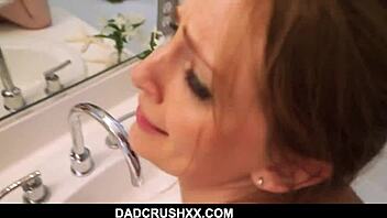 Teen Stepdaughter Brushing Teeth Fuck Pov