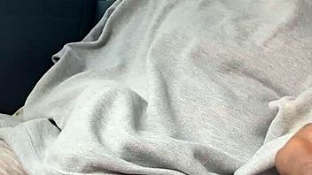 Naejae WEDGIES pussy and CUMS hard in a parked car for all to see.