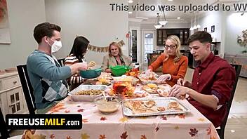 A steamy Thanksgiving feast leads to a wild and kinky sex party