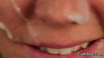 i'm a naughty looker getting jizz on my face