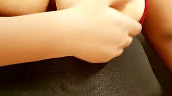 Sexy Indian Girl Fondling Her Big Tits