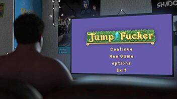 i play super erotic jump king game with jump fucker excitement