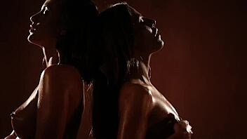 WATCH THESE 5X SINFUL LESBIANS LICK BIG TITS AND MASTURBATE!