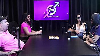 teen finds small dick guy in cabin, weird cuckold moment in sheer lingerie