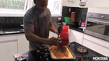 Home Lunch Turns Into Fuck With Angel Lima.