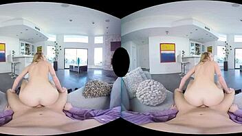 Blonde Harlot Arya Fae Has Valentine Anal