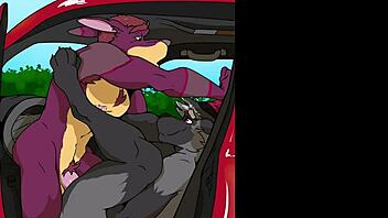 Gay Furry Porn Compilation: Intense Car Sex Edition With Hard Fucking