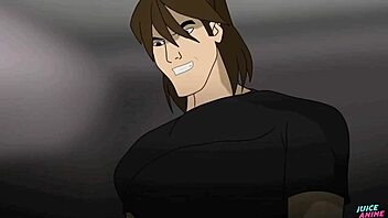 In X-Men Evolution, Spike fulfills his dream of being fucked by multiple straight guys in this gay hentai