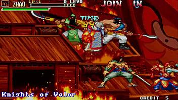 dragon world retro arcade with asian erotic hentai monster