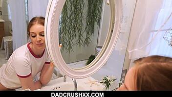 Teen Stepdaughter Brushing Teeth Fuck Pov