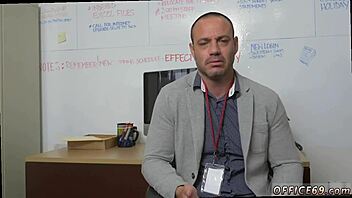 naked emo twink and hairy men in a surprised nude teamwork scene