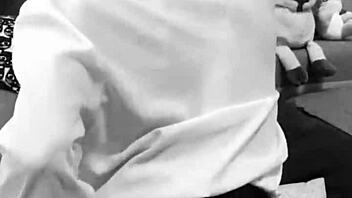 Hot secretary with big tits and ass waits for your instructions in this office fantasy