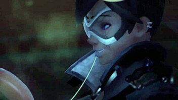 Tracer, Is That Anal In The Spa? Wow, Hentai Fun!