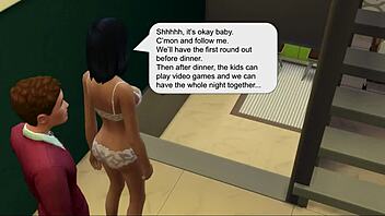 Seductive yoga instructor turns sister-in-law into a cheating wife in Sims 4