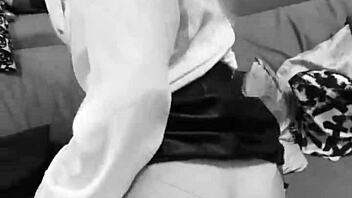 Hot secretary with big tits and ass waits for your instructions in this office fantasy