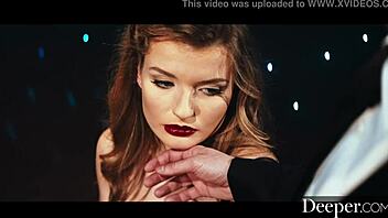 Blonde Mia Melano proves kinky talents with rough riding and spanking