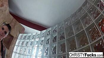 hot shower bts fun with christy dahlia and ivan