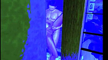 neighbor caught us on cam in the shower