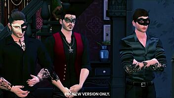 Hey, what’s up with this 3D hentai masquerade night preview?