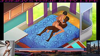 Jonnystone Says to Latina Model, Let's Make 3D Magic Tonight!