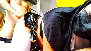 Stepmom dances on pole for stepson, then they have passionate sex.