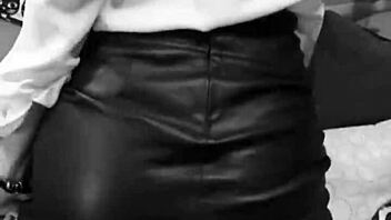 Hot secretary with big tits and ass waits for your instructions in this office fantasy