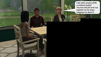 Conversational-Neutral Crazy little 18+ sis-in-law in Sims 4 drama