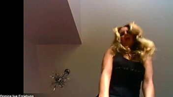 German Domina teaches fetish and femdom in a softcore solo video