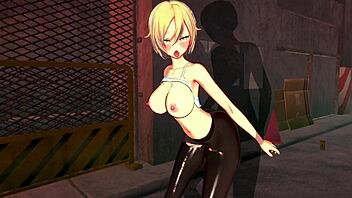 3d hentai big ass big tits sex squirting creampie