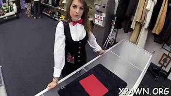 Young Amateur With Shaved Pussy Engages In Rough Hardcore Fucking