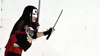 harley quinn and katana feel intense lesbian passion in suicide squad parody