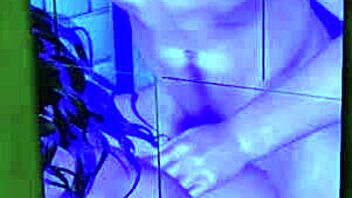 Steamy shower encounter with nosy neighbor caught on camera