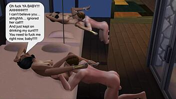 Conversational-Neutral Crazy little 18+ sis-in-law in Sims 4 drama