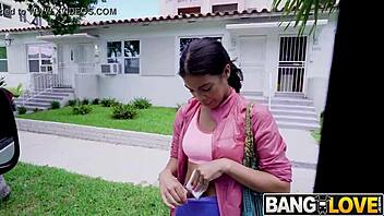 Maya Farrell, College Girl, Goes Wild For Some Hard Help!