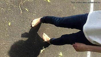 Elizabeth's Dirty Feet Fetish