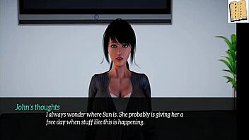 my new family episode 75 with brunette milf in game