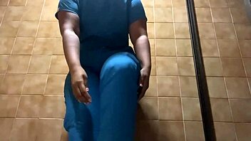 Secretly filmed nurse urinates in the hospital
