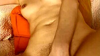 I’m so turned on watching this shaved pussy strip and finger!