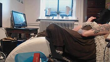 sissy and a friend blowjob and mouth fuck