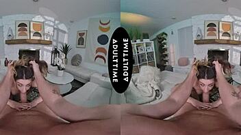 all-natural chanel camryn gets multiple quivering orgasms from kyle mason's huge dick in up close vr.