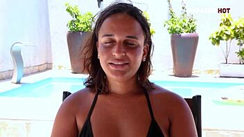 Interview With Naughty Young Girl Featuring Anal Assfucking And Blowjob