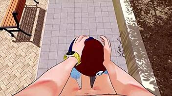 Big cock explodes in cumshot after muff diving!