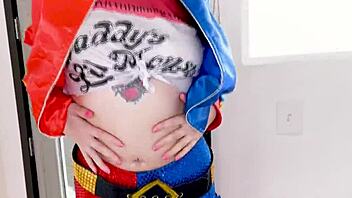 Amazing costume arielle aquinas gives pov blowjob