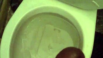 I cum and piss as a shemale with a monster cock