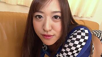 hinata runa stars in big squirt scene with shaved pussy